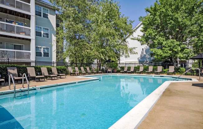 Swimming Pool With Relaxing Sundecks at Sanger Place, Lorton, VA