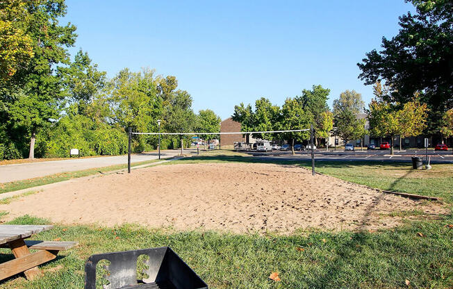 Volleyball Court at apartment community