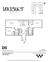 2 beds, 2 baths, 986 sqft, $2,325