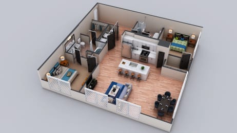 2 beds, 2 baths, 1,425 sqft, $2,586