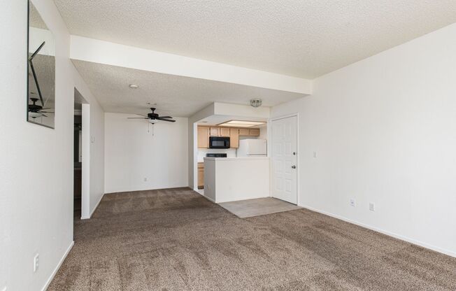 New paint and carpet in 2nd floor unit in gated NW complex