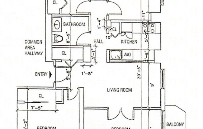 3 beds, 1.5 baths, 900 sqft, $3,200, Unit 608