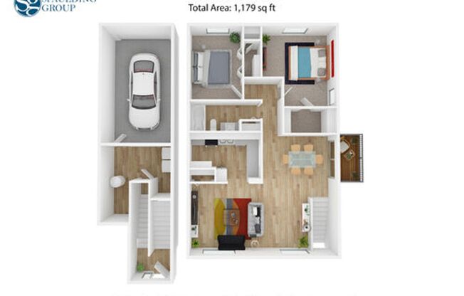 2 beds, 1 bath, 1,179 sqft, $1,925, Unit 315