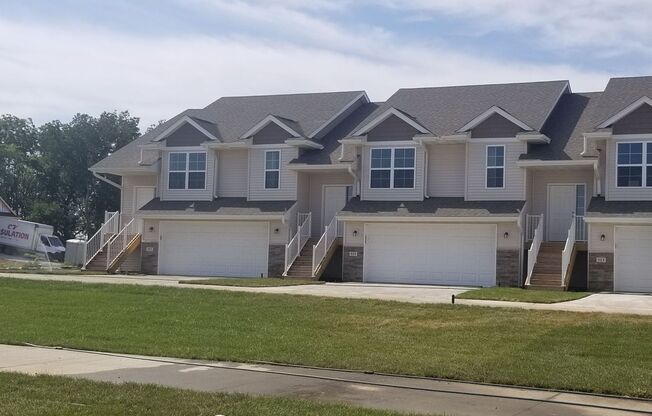 NEWLY BUILT 3 bed/3 bath Townhome units located in Tiffin, IA, units available June 2024!