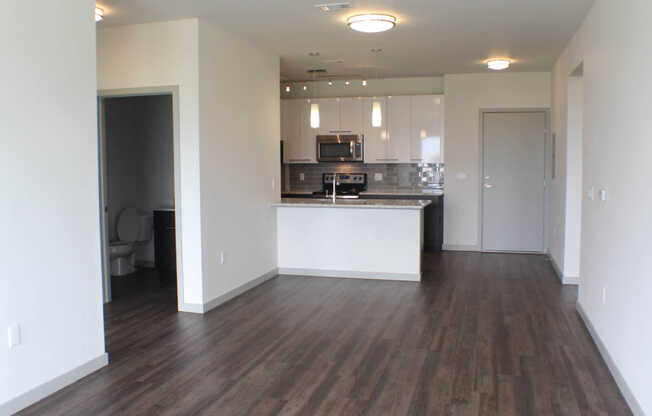 Living Room with Hard Surface Flooring