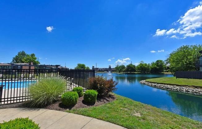 Beautiful lake views at Pavilion Lakes Apartments