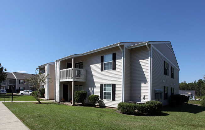 autumn chase apartment building with private deck or patio