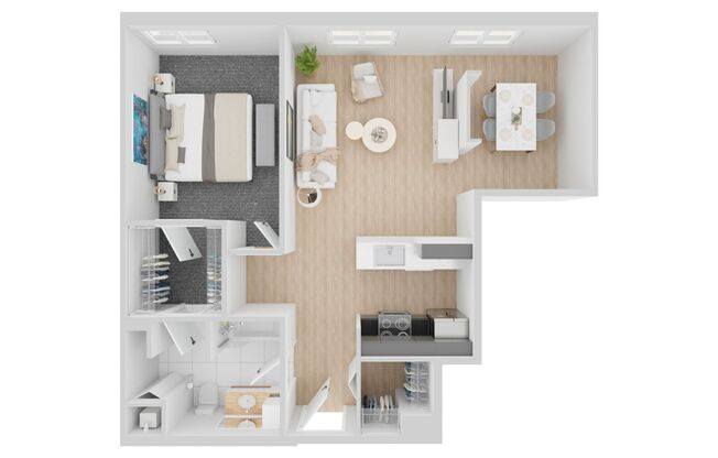 1 bed, 1 bath, 868 sqft, $1,925, Unit 415