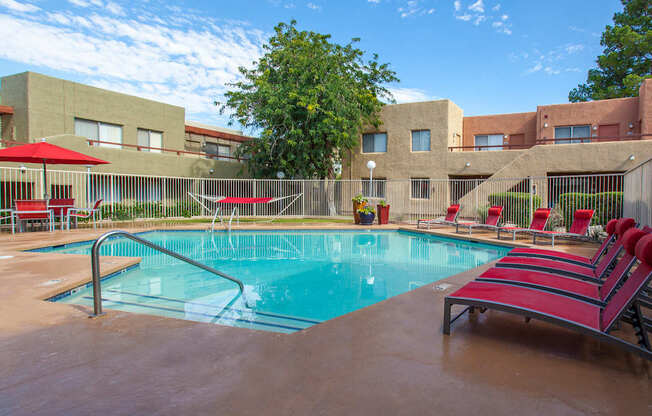 Pool at Zona Verde Apartments in Tucson Arizona