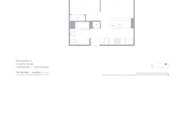 1 bed, 1 bath, $4,000, Unit 21F