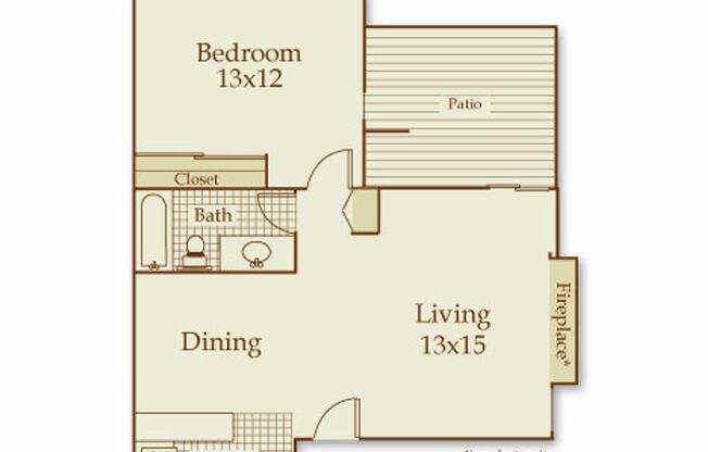 1 bed, 1 bath, 738 sqft, $1,835, Unit 13