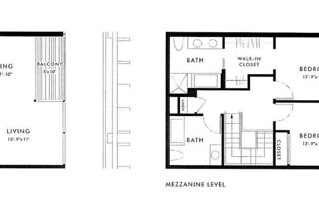 2 beds, 2.5 baths, 1,330 sqft, $4,595, Unit PH06