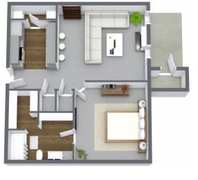 1 bed, 1 bath, 740 sqft, $1,139