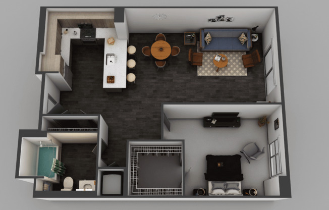 1 bed, 1 bath, 937 sqft, $2,480, Unit 1607