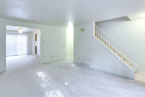 Sundridge Apartments – Living Room – Getzville Area – Appliances Included - 24 Hour Emergency Maintenance – Carpeting - Pet Friendly – Ask for a Tour - Basic FIOS Internet Included - Air Conditioner –