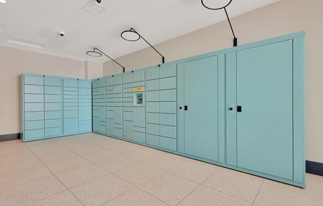 Secure Package Lockers at Eagle Ranch Apartments