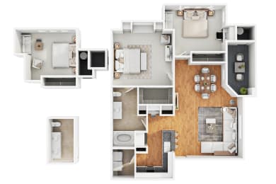 2 beds, 1 bath, 966 sqft, $1,649