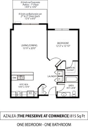 1 bed, 1 bath, 815 sqft, $1,675