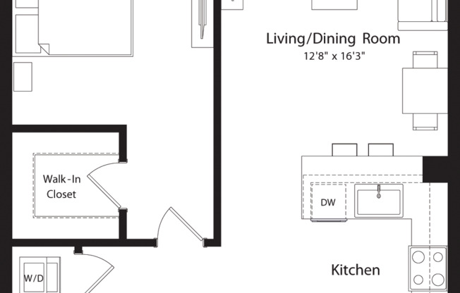 1 bed, 1 bath, 732 sqft, $2,465, Unit 326