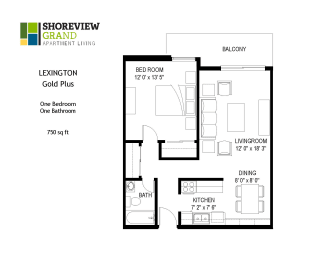 1 bed, 1 bath, 750 sqft, $1,245