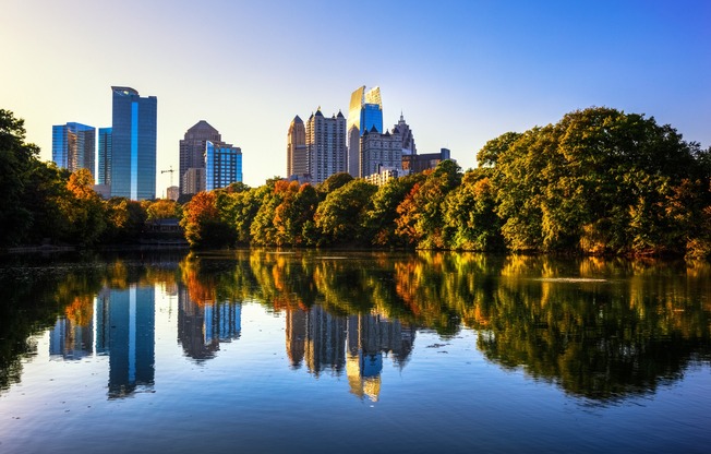 Soak in the views at Piedmont Park - just a short drive from Modera Old Ivy