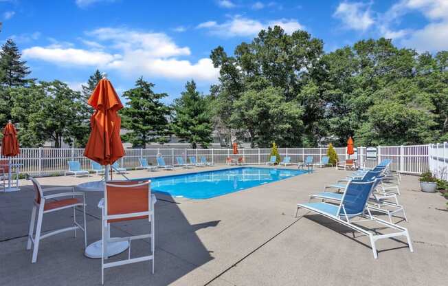 the swimming pool at our hotel