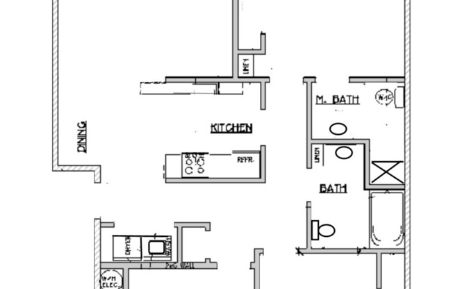 3 beds, 2 baths, 1,127 sqft, $1,895, Unit 725-103