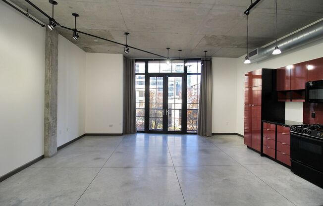 Fabulous Studio Loft at the Sought-After Streetcar Lofts in the Pearl District