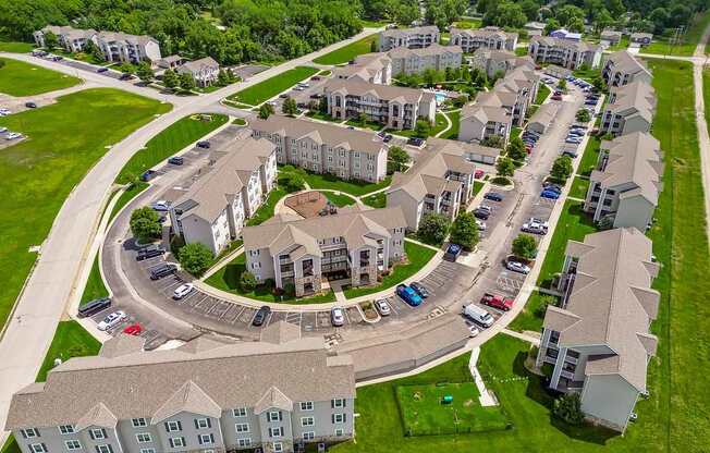 Aerial View of Woodland Park