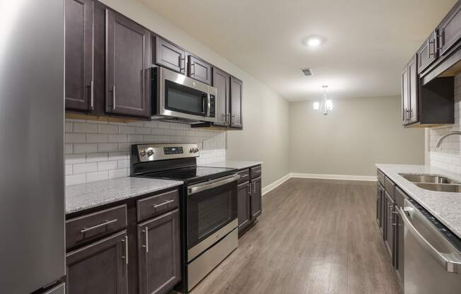 Model 1 Kitchen at Capital Grand Apartments in Tallahassee, FL