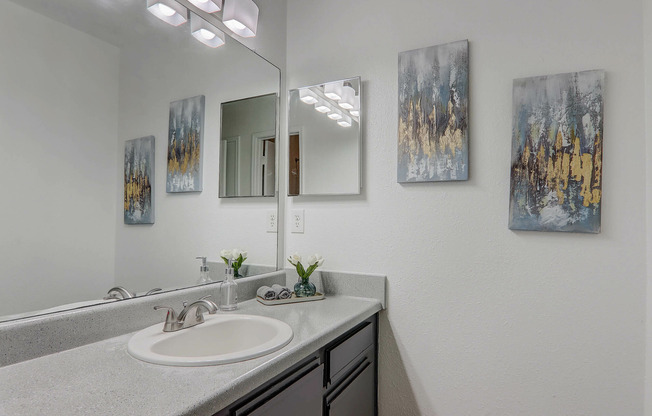 Furnished apartment interior