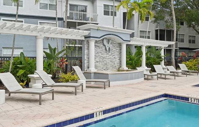 Outdoor Resort-Style Pool at Verona at Boynton Beach Apartments in Boynton Beach, FL 33426