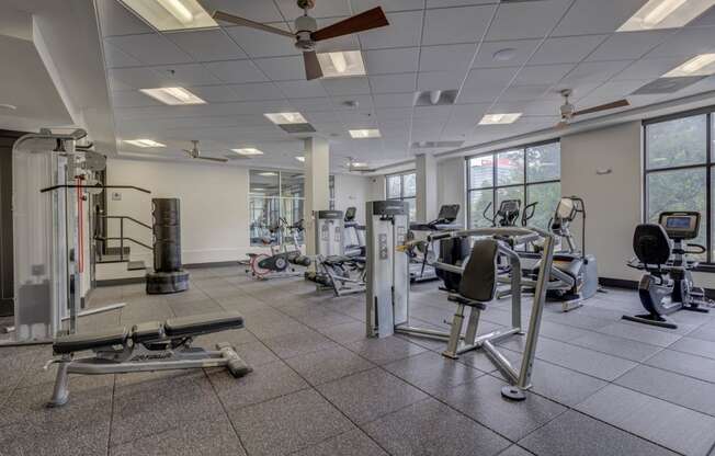 State Of The Art Fitness Center at The Lincoln Apartments, Raleigh, NC, 27601