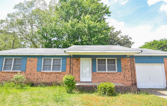 3 Bedroom and 1.5 Bath Home- Hardwood Floors