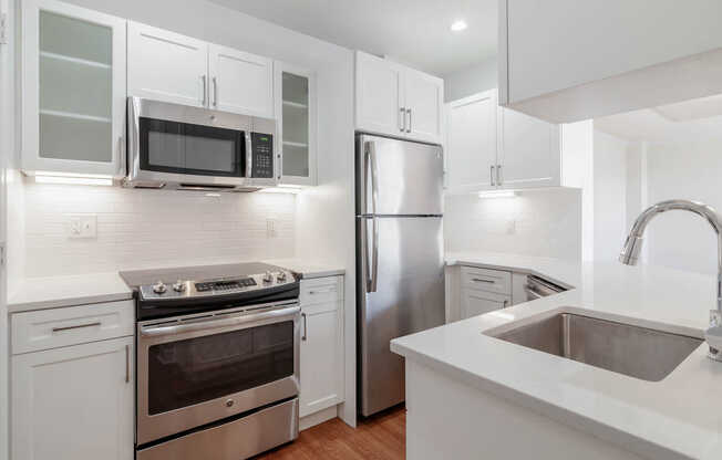 Kitchen with Stainless Steel Appliances