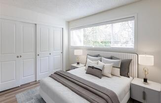 Modern Bedroom  at Larkspur West Linn, Oregon