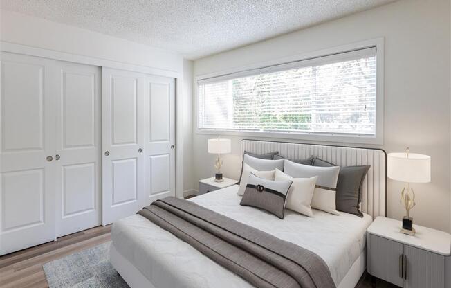 Modern Bedroom  at Larkspur West Linn, Oregon