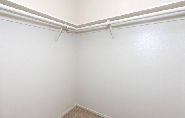 We have walk-in closets at Westwood Apartments