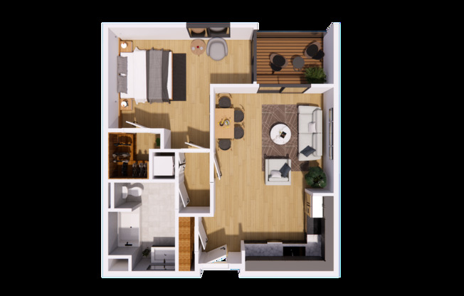 1 bed, 1 bath, 656 sqft, $2,321, Unit 403