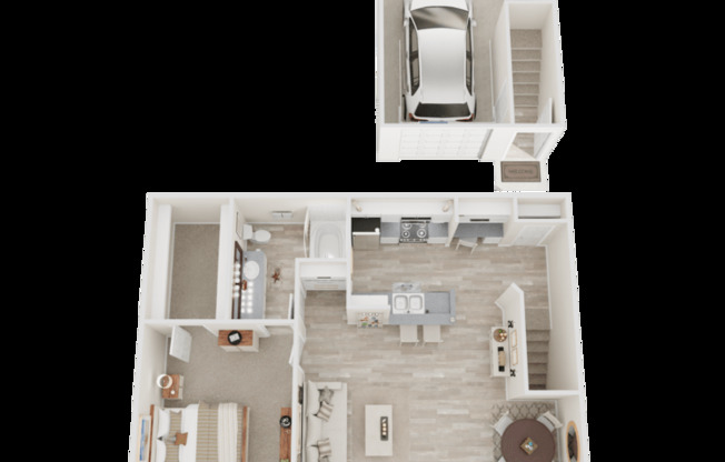 1 bed, 1 bath, 833 sqft, $1,700