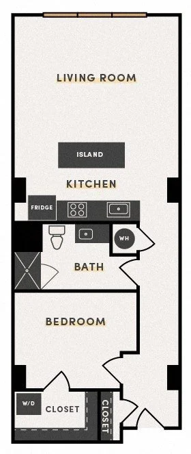 1 bed, 1 bath, 798 sqft, $1,523