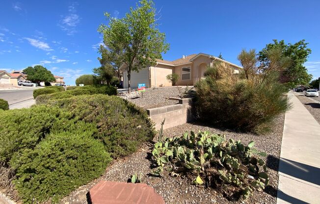 3 Bedroom Single Story Home Available Near Unser Blvd NW & McMahon Blvd NW!