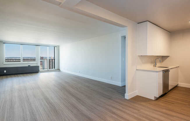 Living Room with Hard Surface Flooring