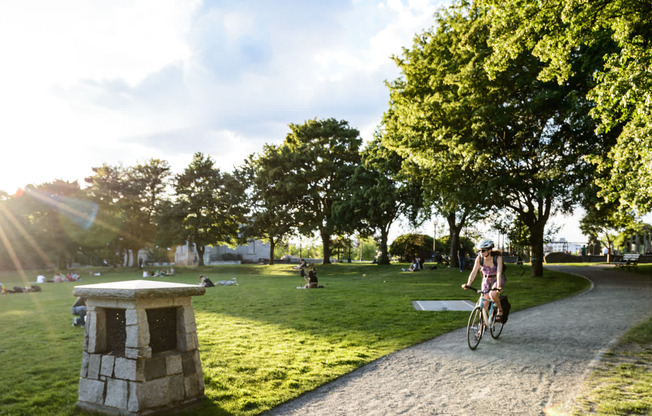 Explore the trails at Cal Anderson Park