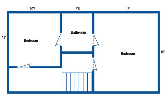 3 beds, 2 baths, 810 sqft, $1,095, Unit 1