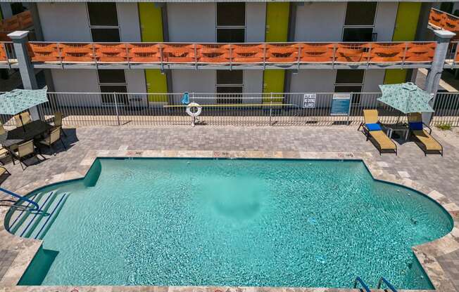 a look at the pool at the mandalay house and suites in las vegas