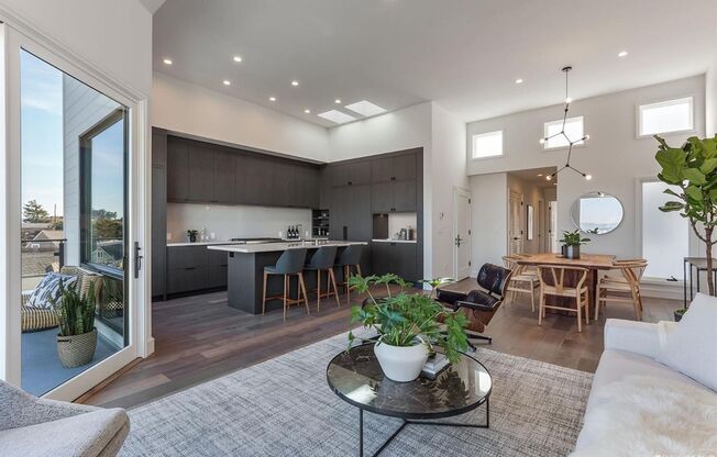 **PRE-MARKET OPPORTUNITY** Glen Park: Impressive Top Floor Unfurnished 2 Bed 2 Bath with Private Deck, Views, Garage Parking, & In-Unit Laundry