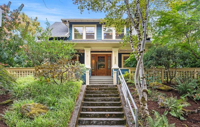 Classic Portland Craftsman in Irvington! Stunning features with sauna and wine cellar!