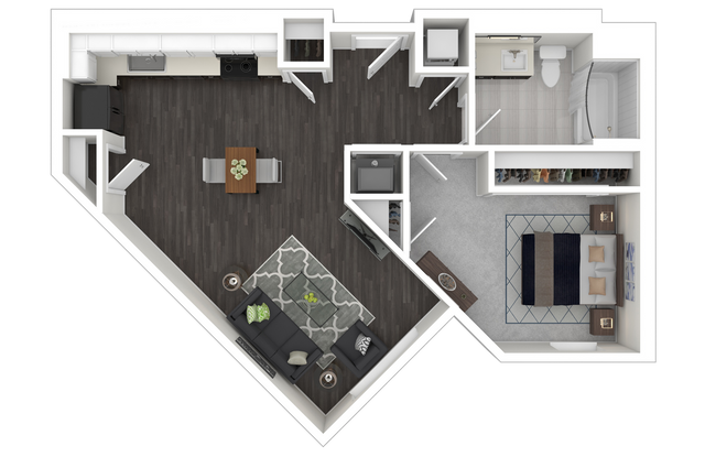 1 bed, 1 bath, 712 sqft, $2,299