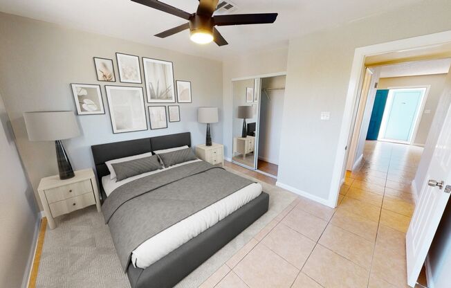 *MOVE IN SPECIAL* Downtown Phoenix Living at The Palms Downtown - Remodeled 2 Bed 1 Bath Apartment Close To Everything!